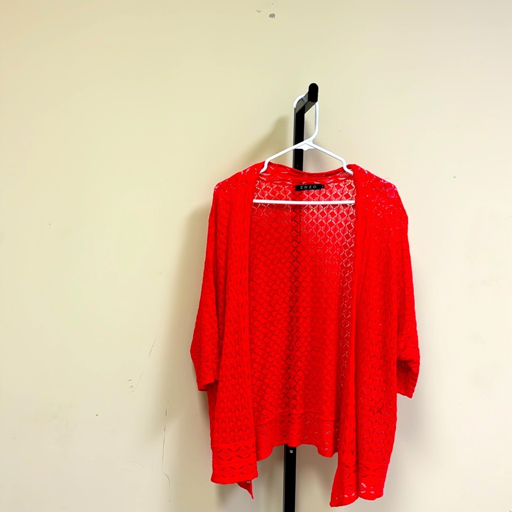 Plus size ZOZO crochet coverup